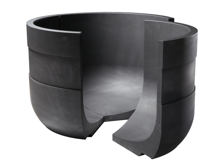 Graphite crucibles_Sectional view